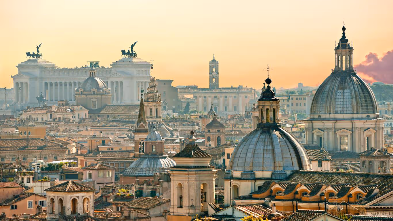 Immagine di un paesaggio a Roma nel Lazio.