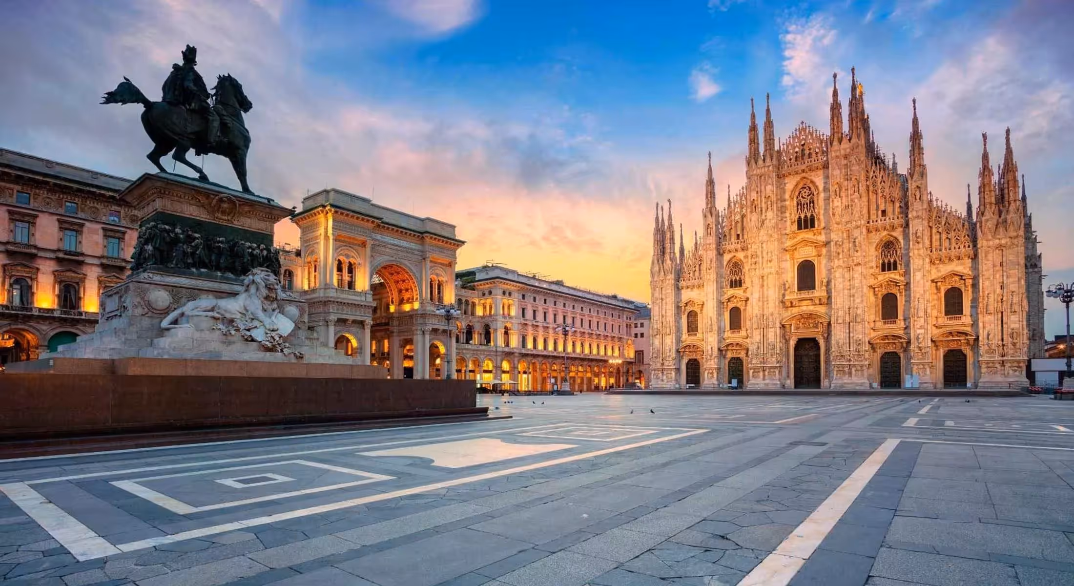 Immagine di un paesaggio a Milano in Lombardia.