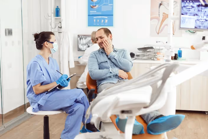 paziente dal dentista