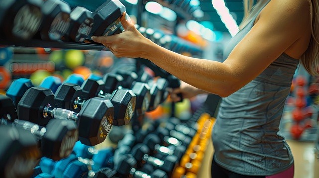 manubri per palestra