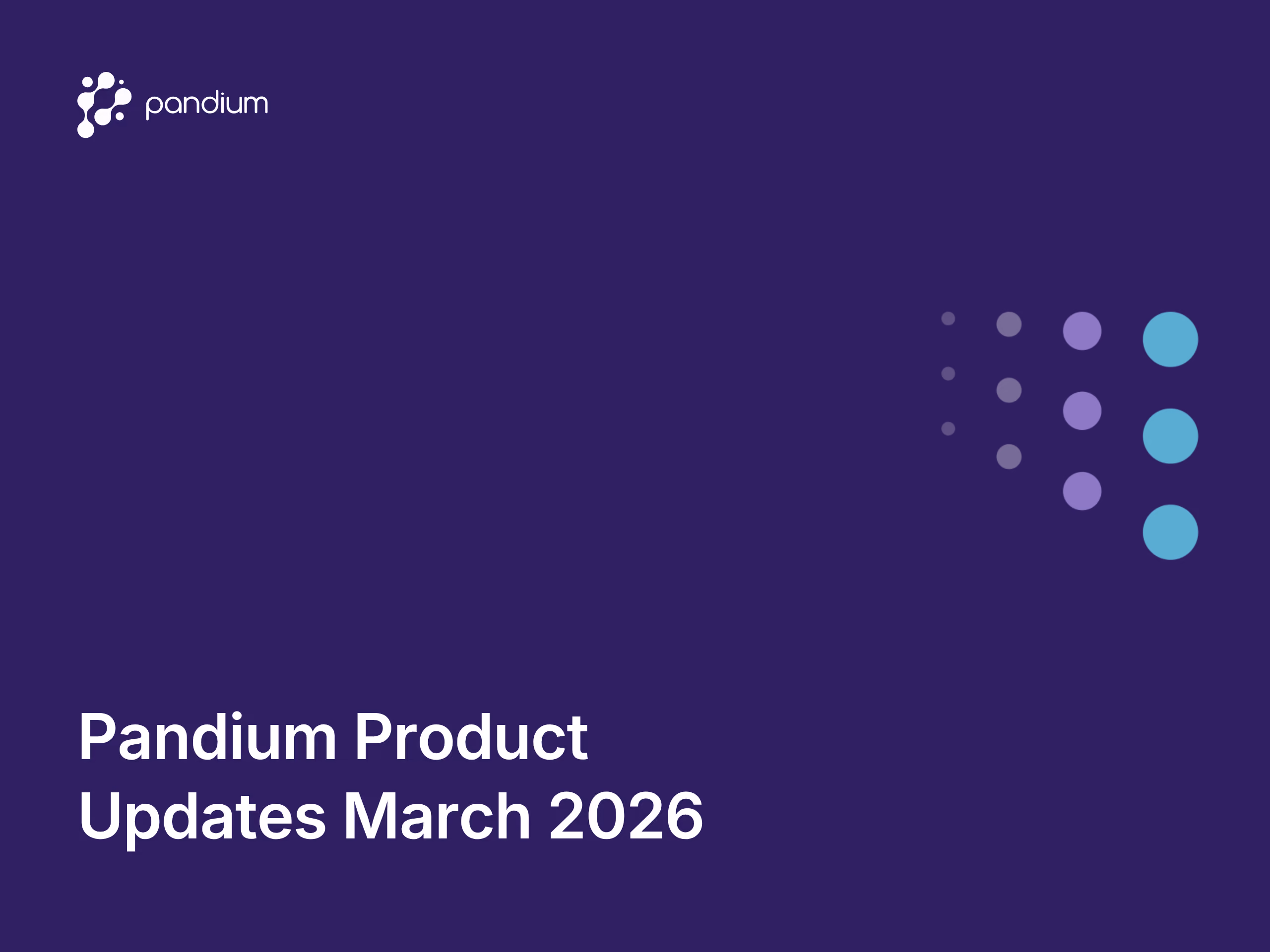 Pandium Product Updates March 2026