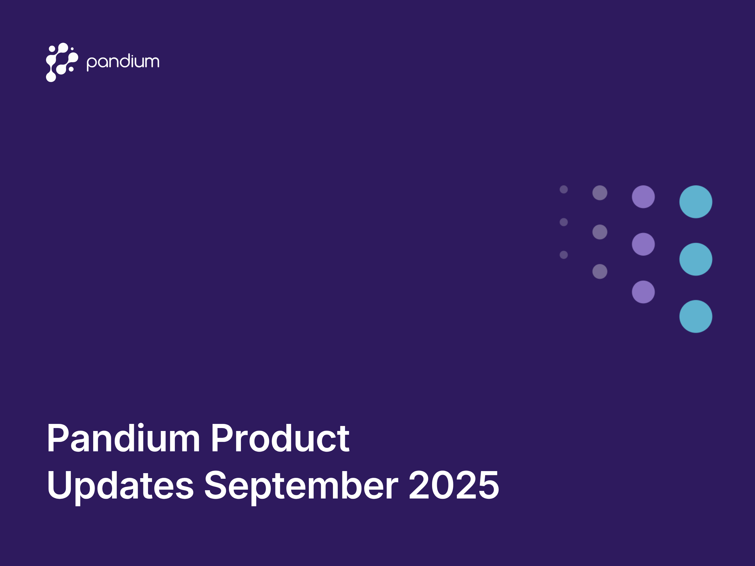 Pandium Product Updates September 2025