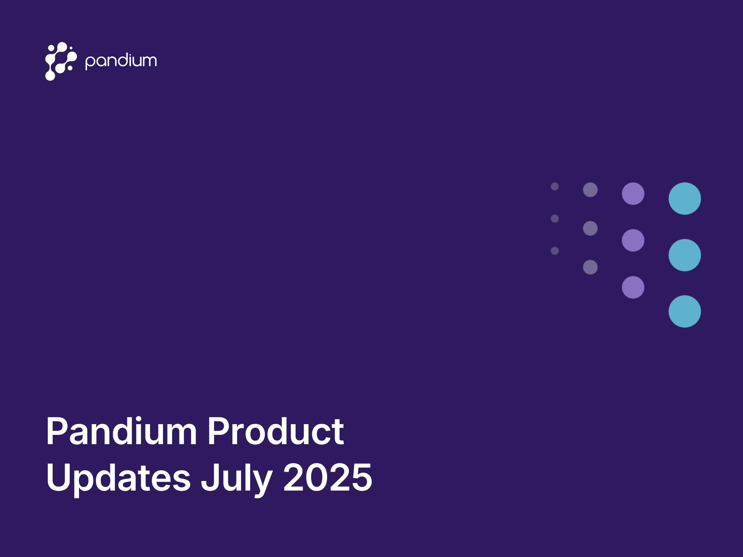 Pandium Product Updates July 2025