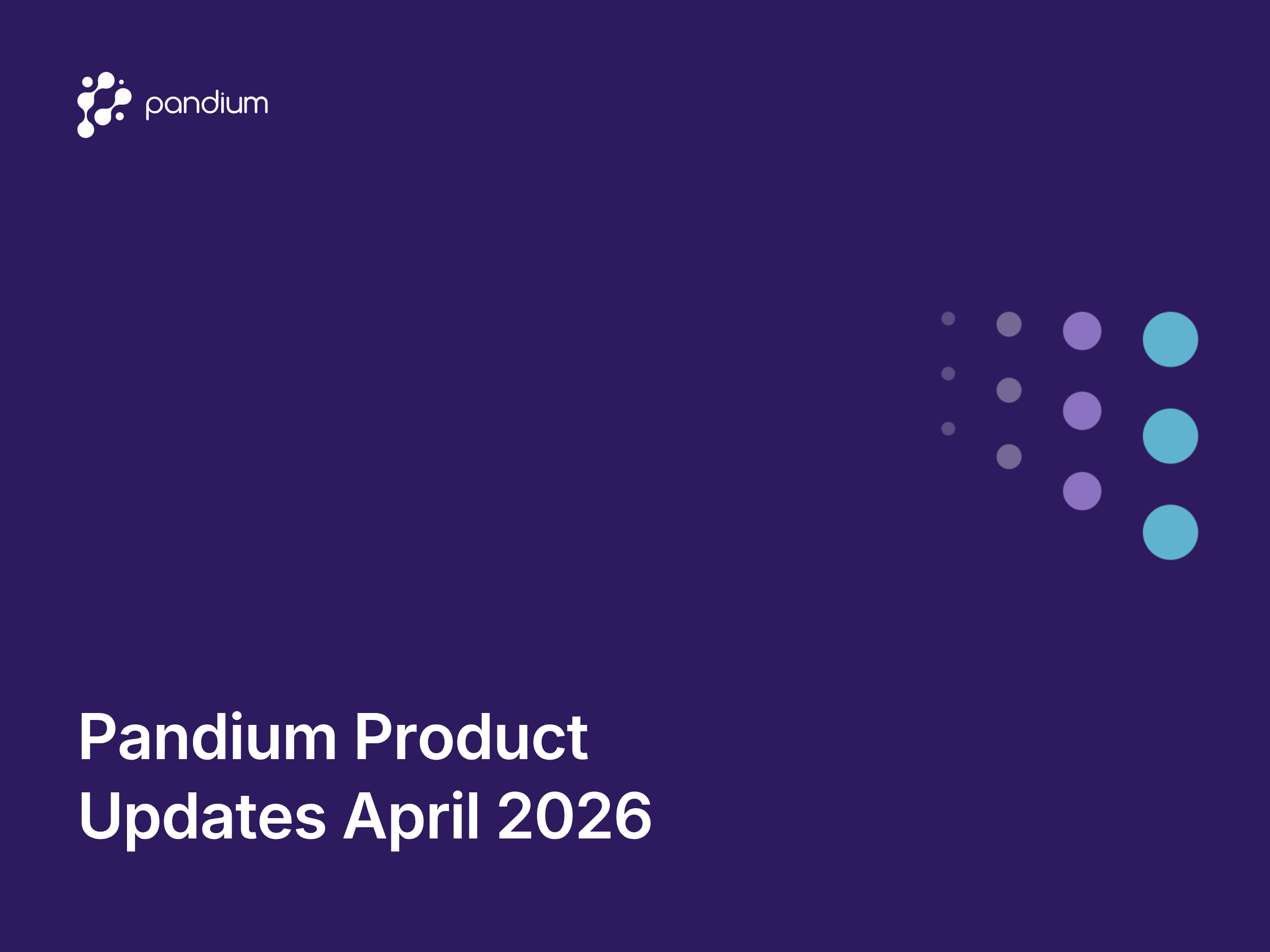 Pandium Product Updates April 2025