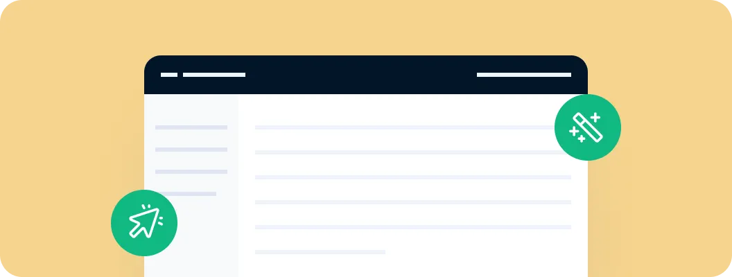 Heretto Intuitive User-Interface Card