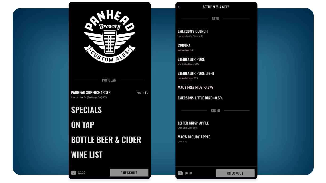 Preview of Panhead's MOBI online storefront