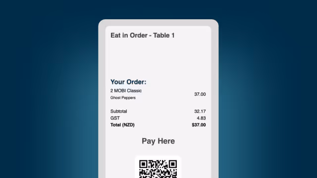MOBI Pay at Table