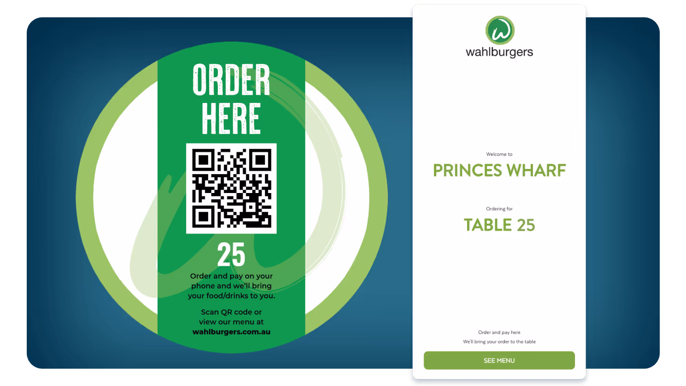 Wahlburgers table ordering