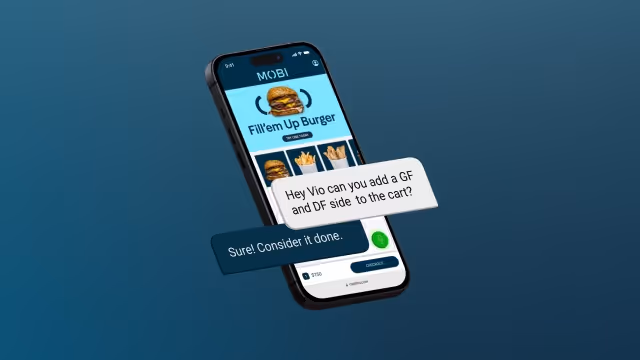 MOBI's Voice Intelligent Ordering, Vio.