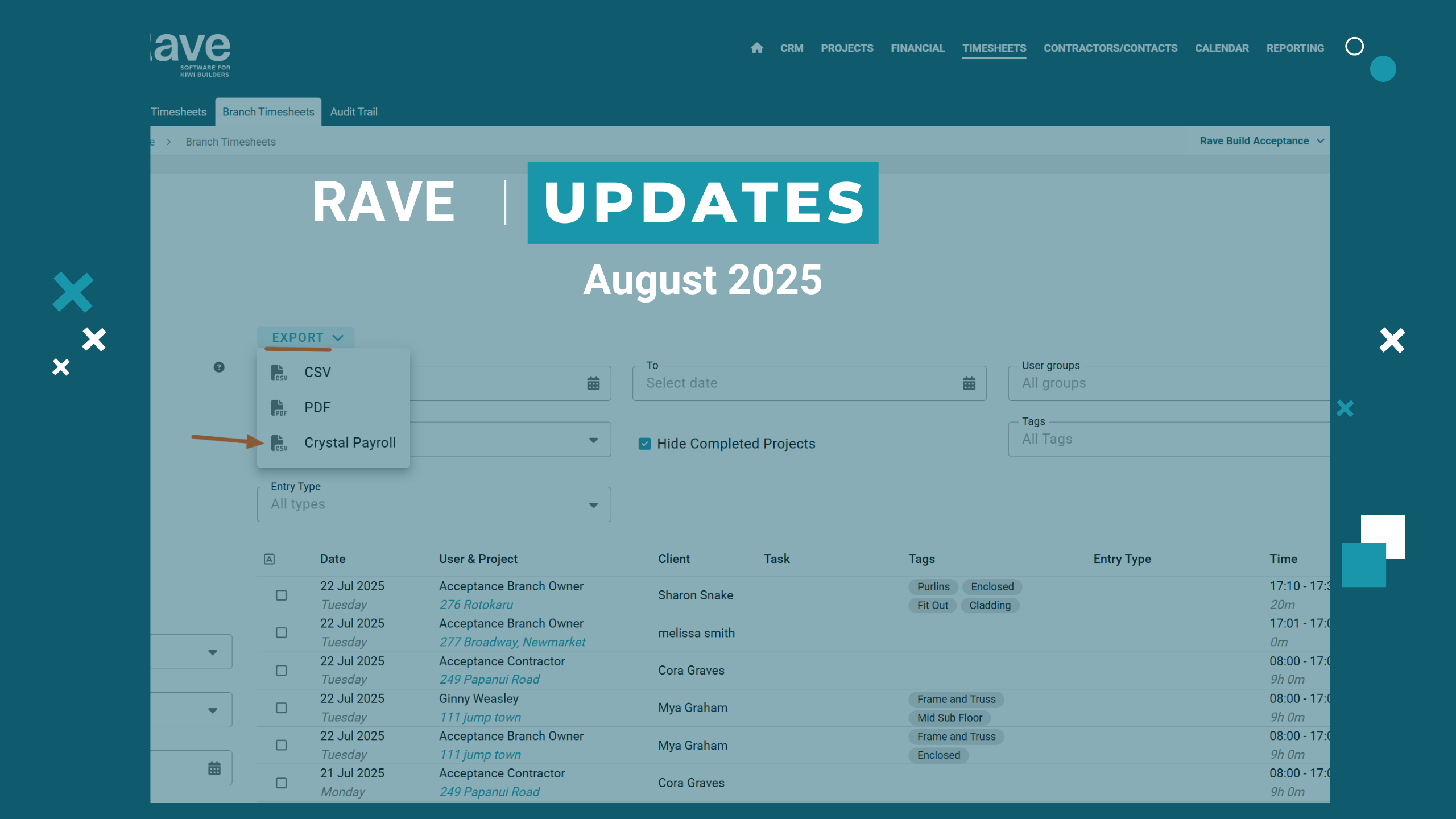 General Updates August