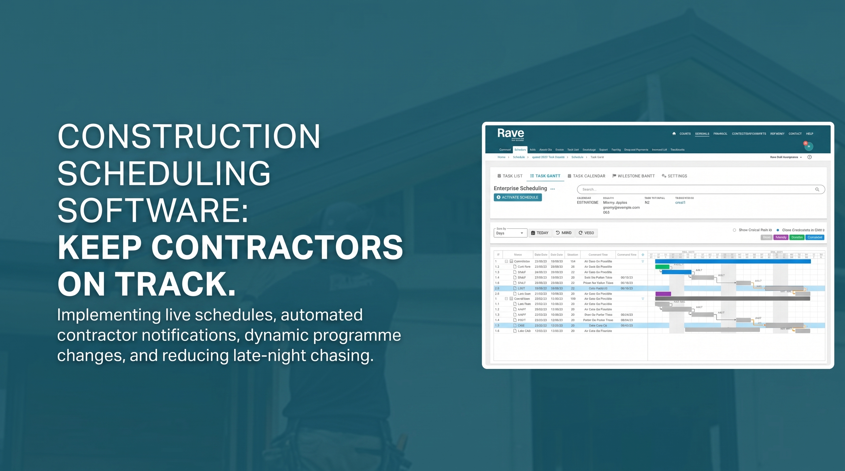 Construction Scheduling Software: Keep Contractors on Track