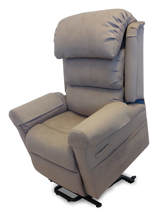 Denver Lift Chair dual motor with leg extension, shown in lifted position
