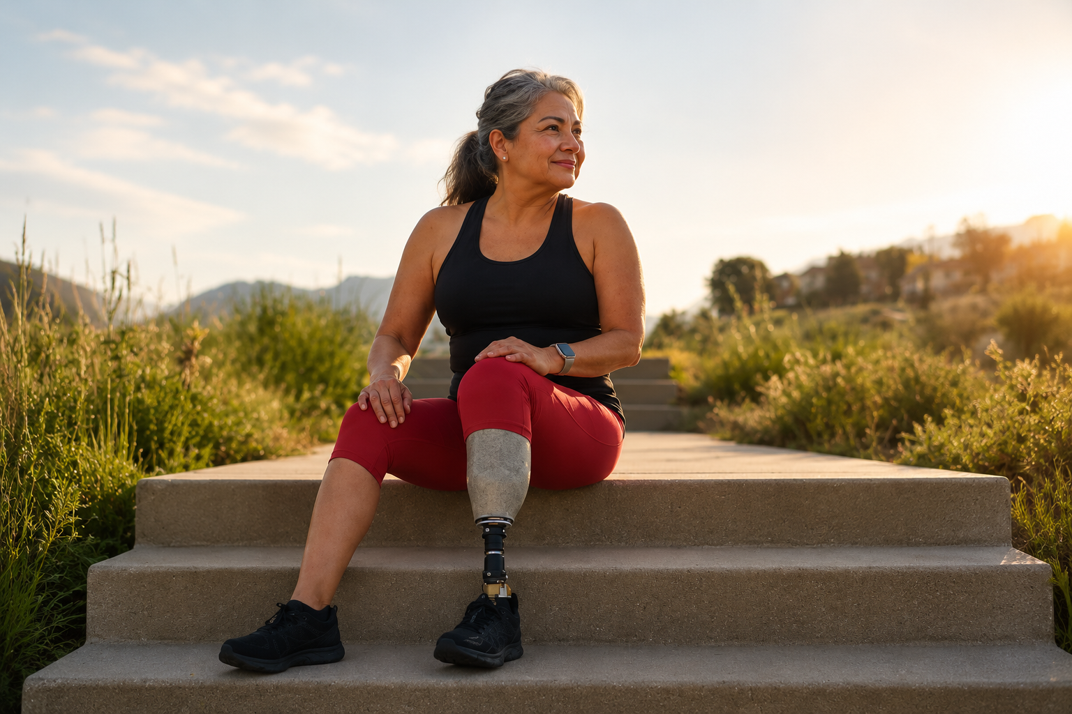 Lower limb prosthesis walking training research