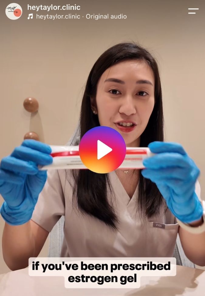 How to use your estrogen gel, with Dr Jody menopause doctor at Hey Taylor. Click to watch video!