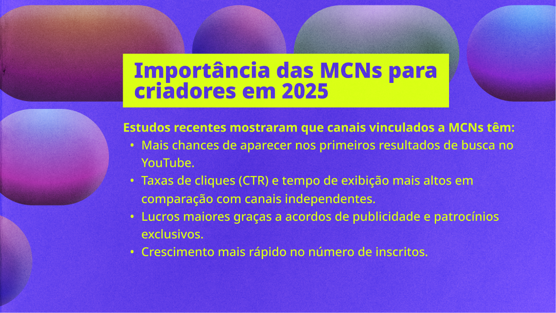 Como escolher uma Rede de Multi-Canal (MCN) no YouTube em 2025?