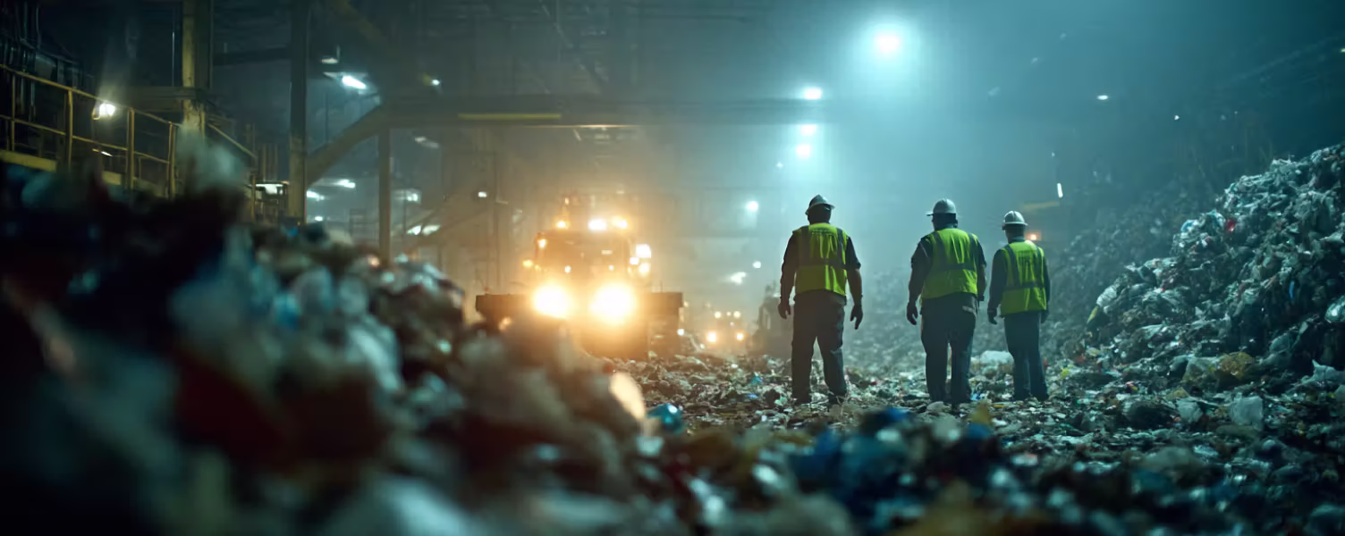 Dust extraction for the recycling industry