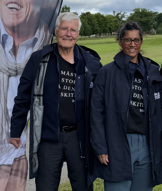 Karin Karlström och Stig Salming