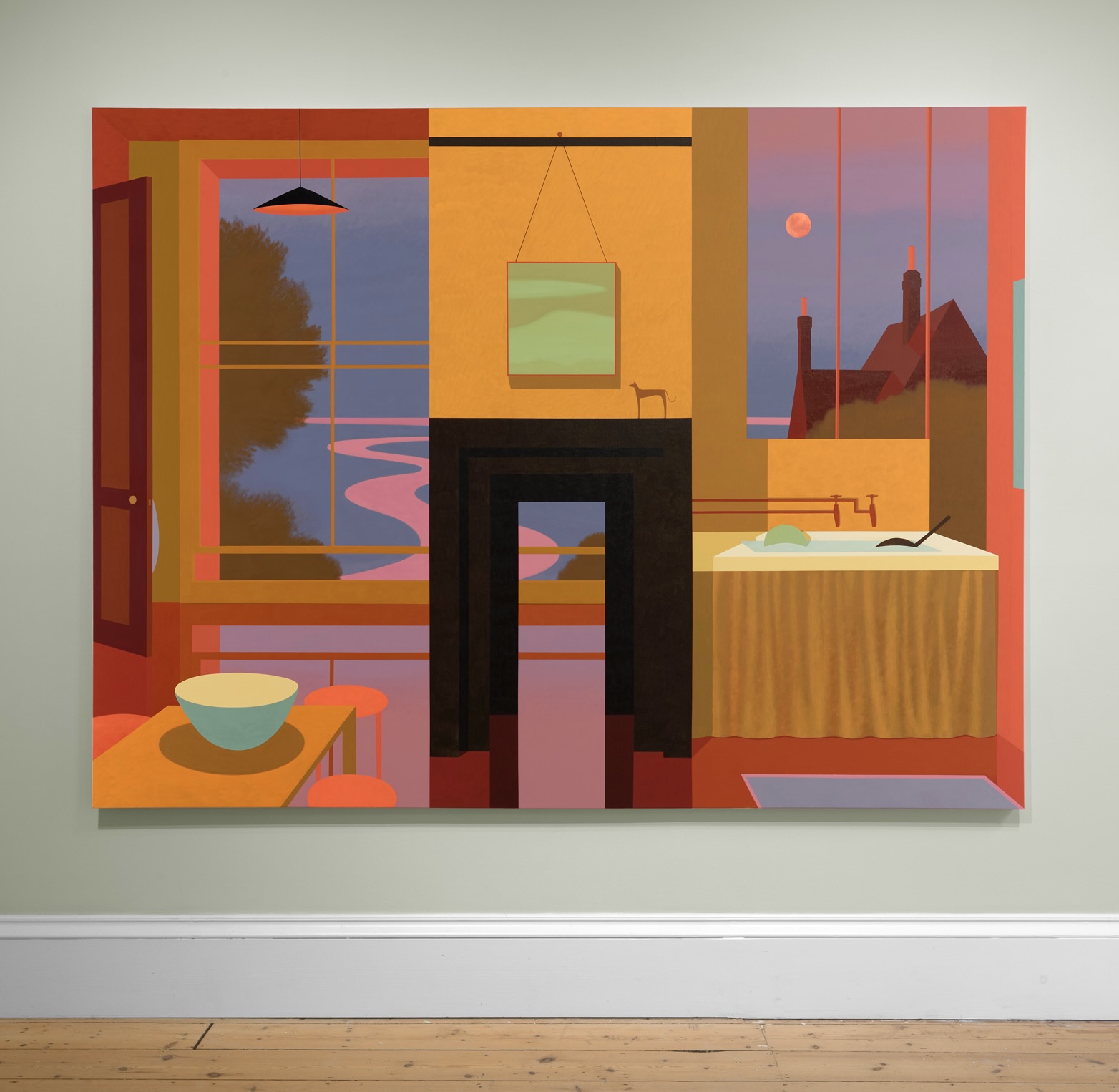 Strawberry Moon (2025), 183 x 244 cm 