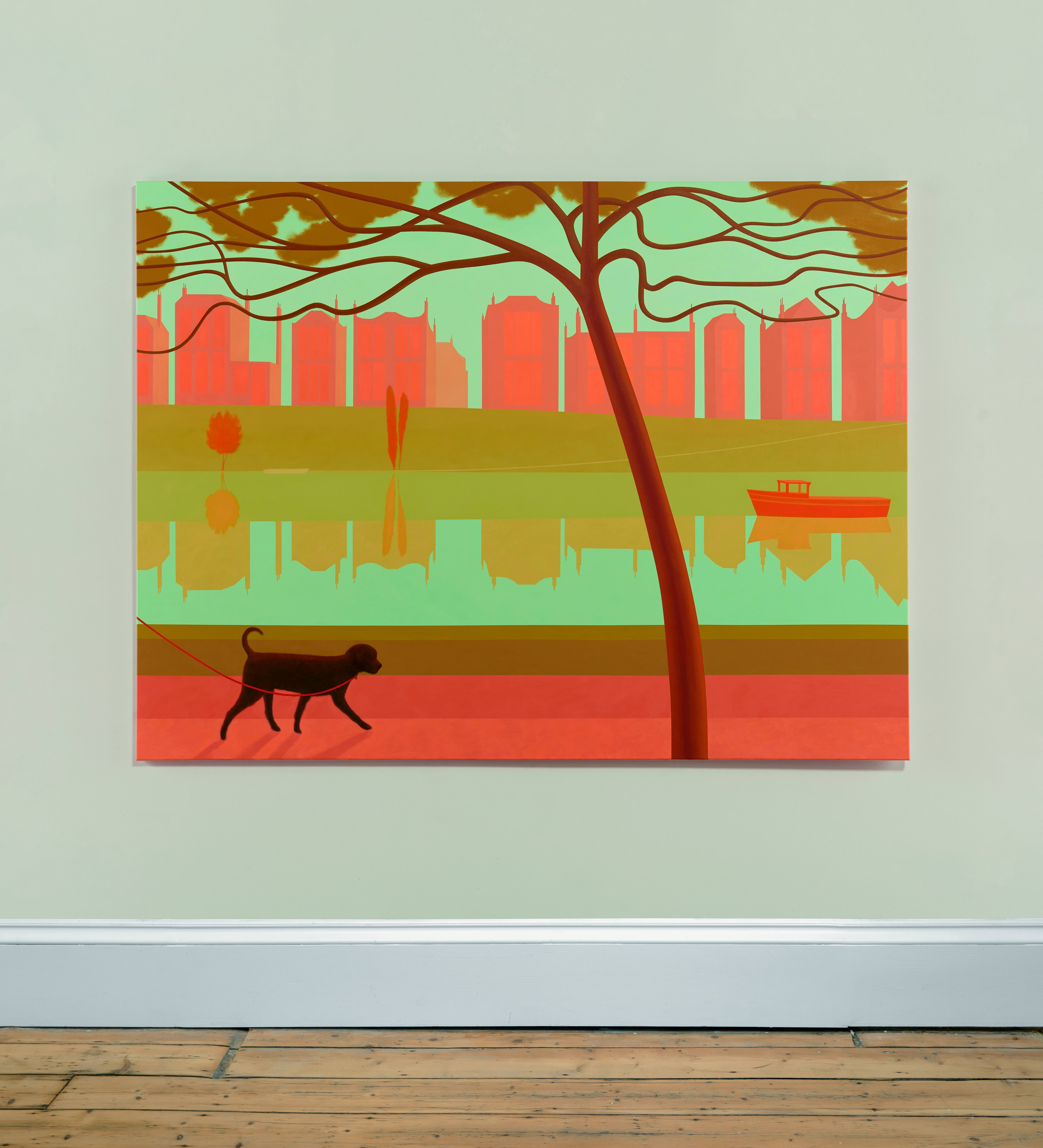 Riverwalk (2025), 150 x 200 cm