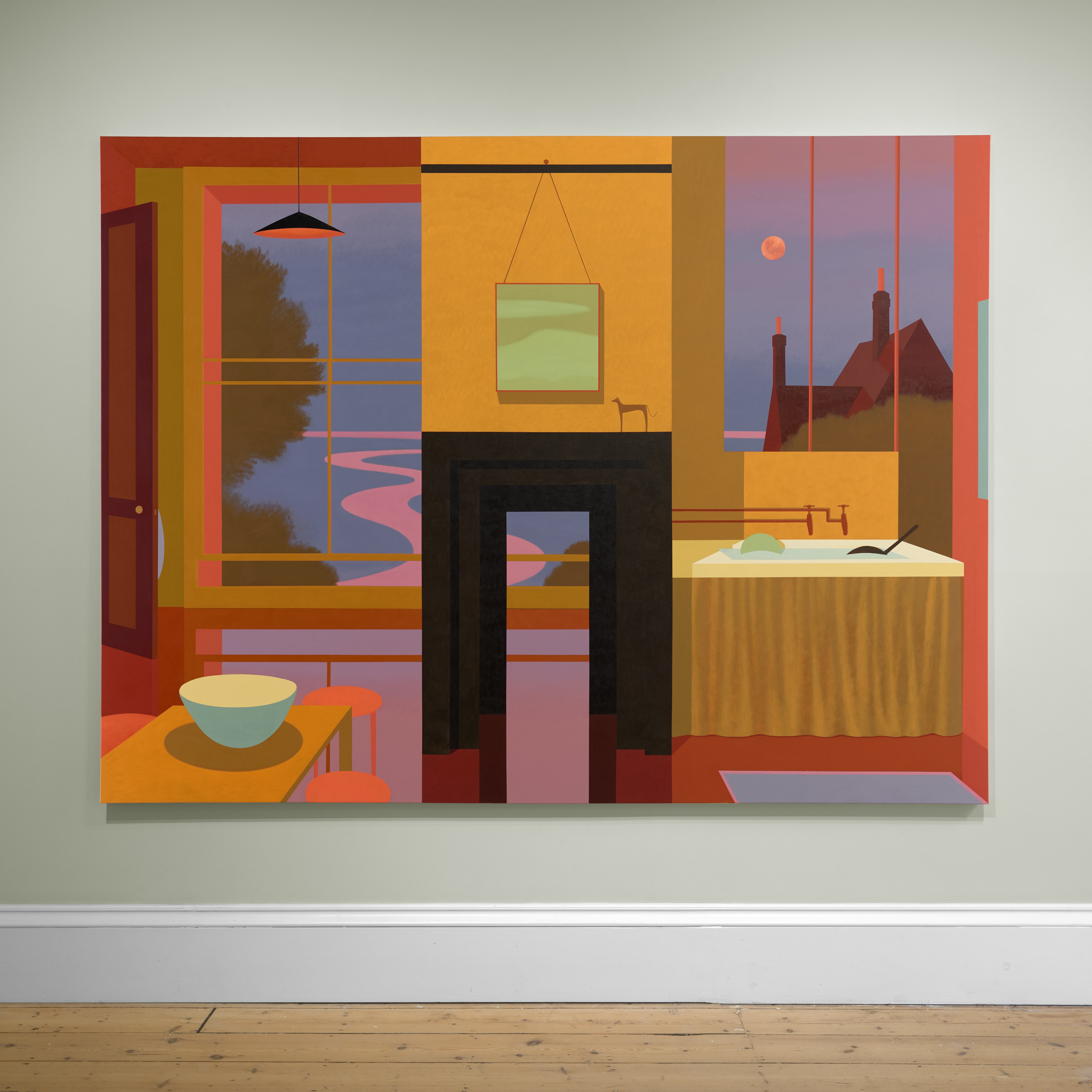 Strawberry Moon (2025), 183 x 244 cm 