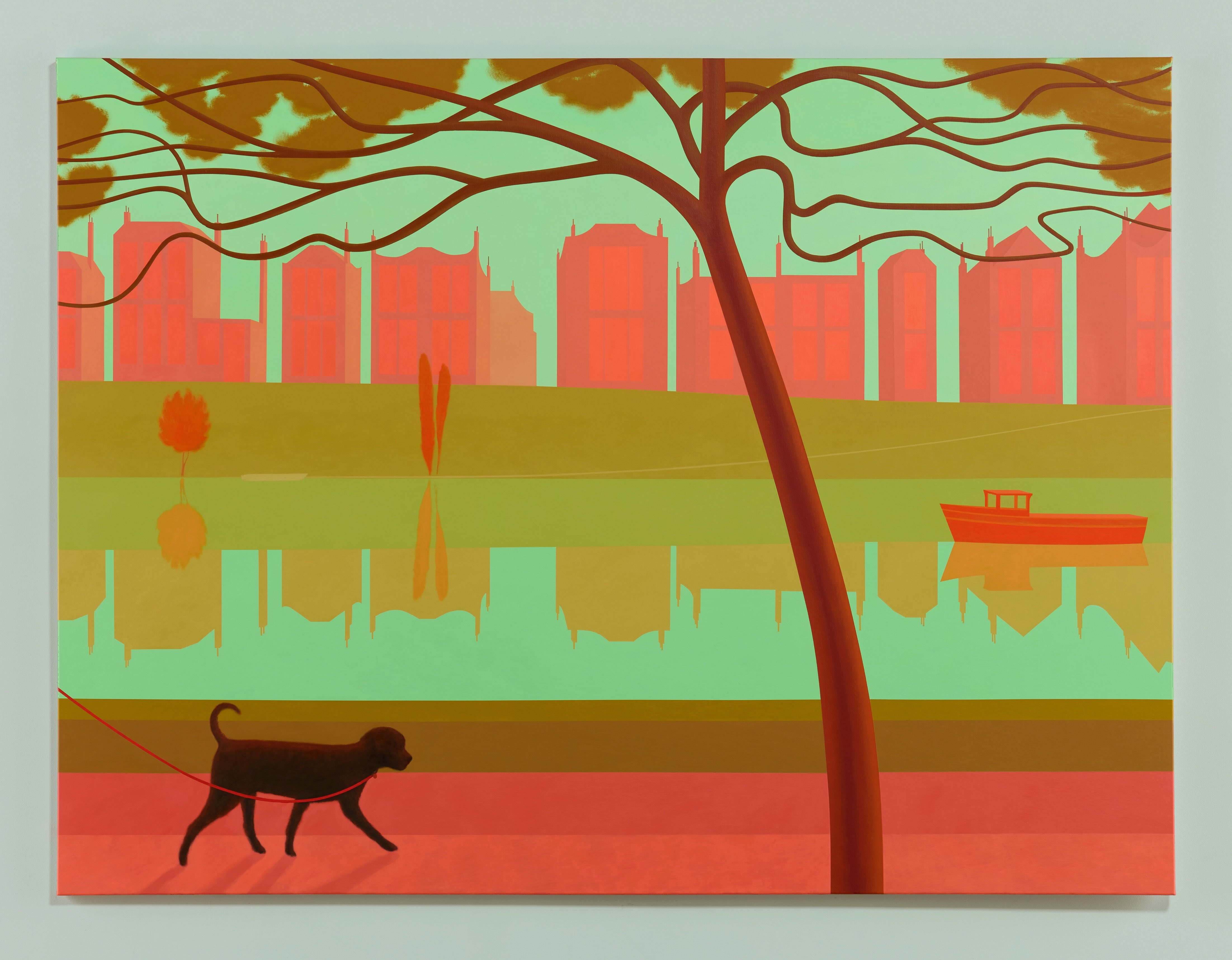 Riverwalk (2025), 150 x 200 cm