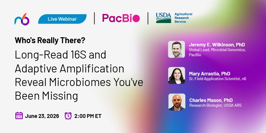 Webinar: long-read 16S and adaptive amplification with PacBio and USDA-ARS