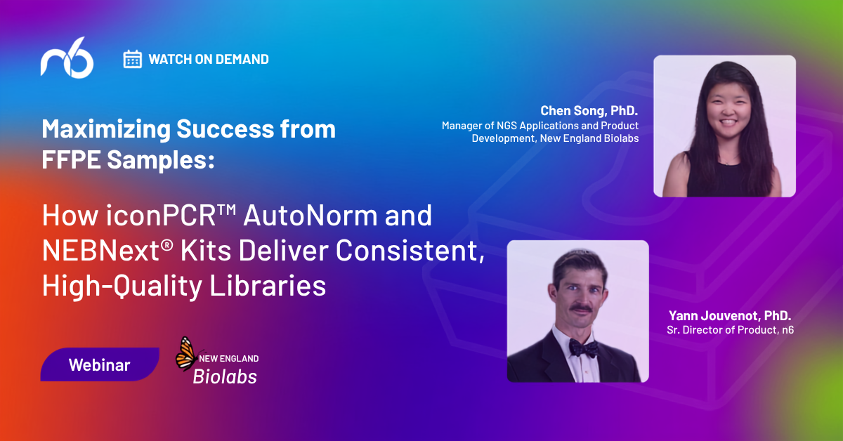 NEBNext and iconPCR AutoNorm webinar for FFPE sample library preparation