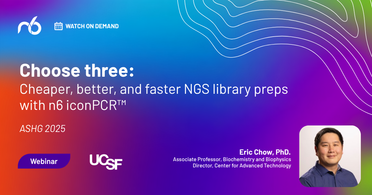 Faster NGS library prep