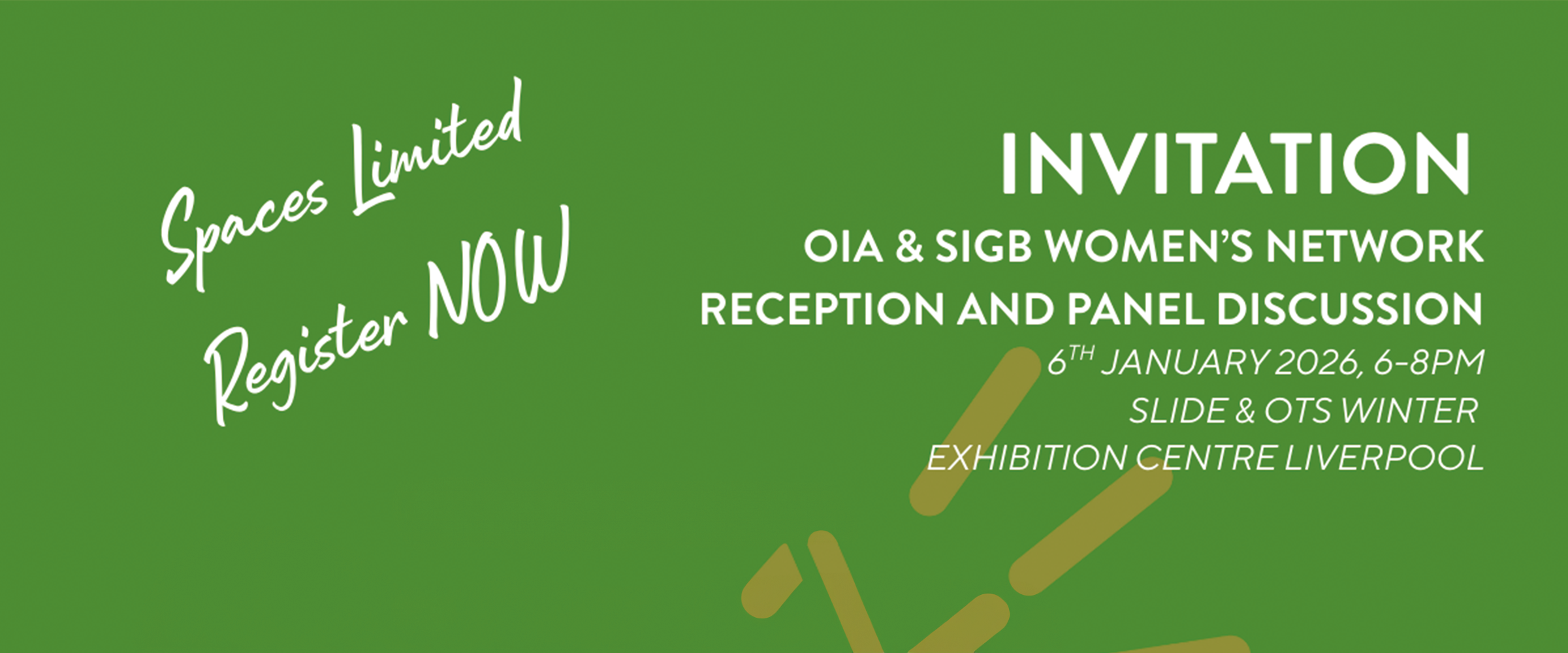 OIA & SIGB Women's Network Reception