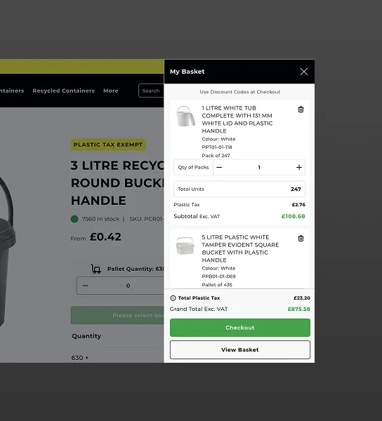 Invopak's unique fulfilment and tax needs