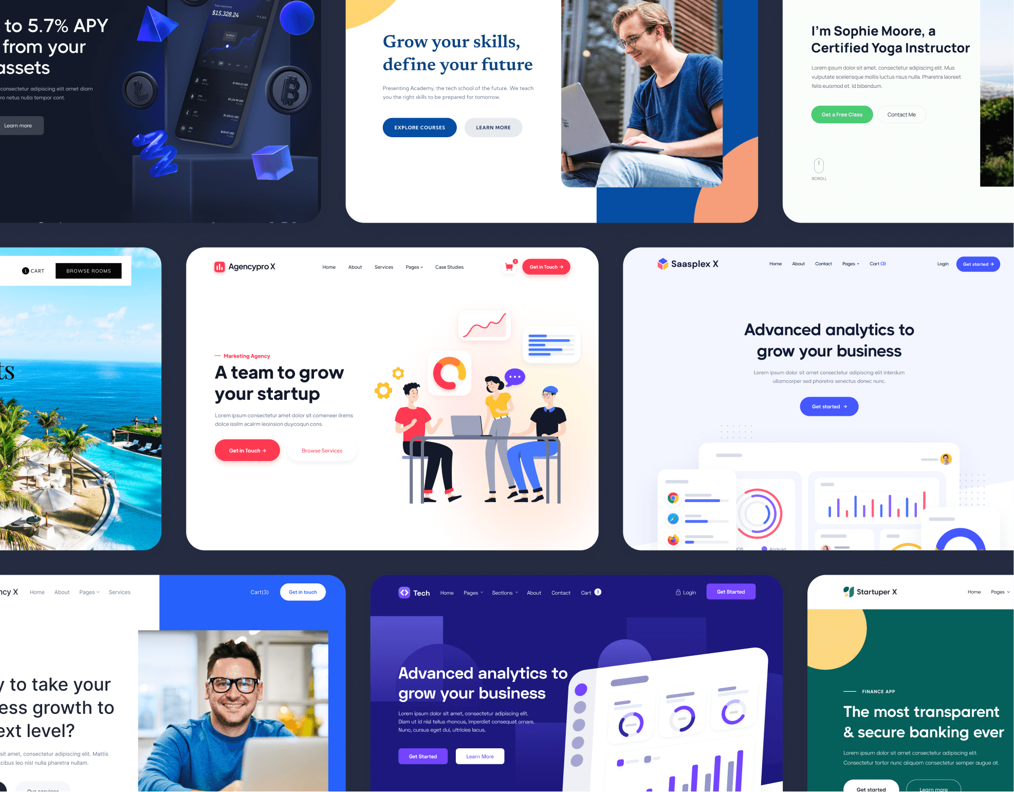 Dev X - Browse Templates - Development & IT Agency Webflow Template