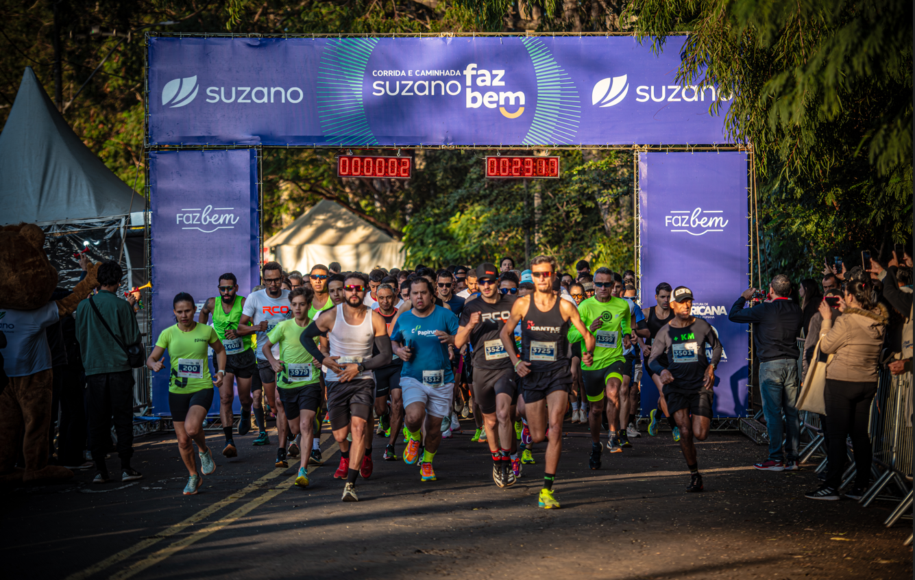 Mais de 1,7 mil atletas participam da 4ª Corrida e Caminhada Suzano Faz Bem em celebração ao aniversário de Americana 