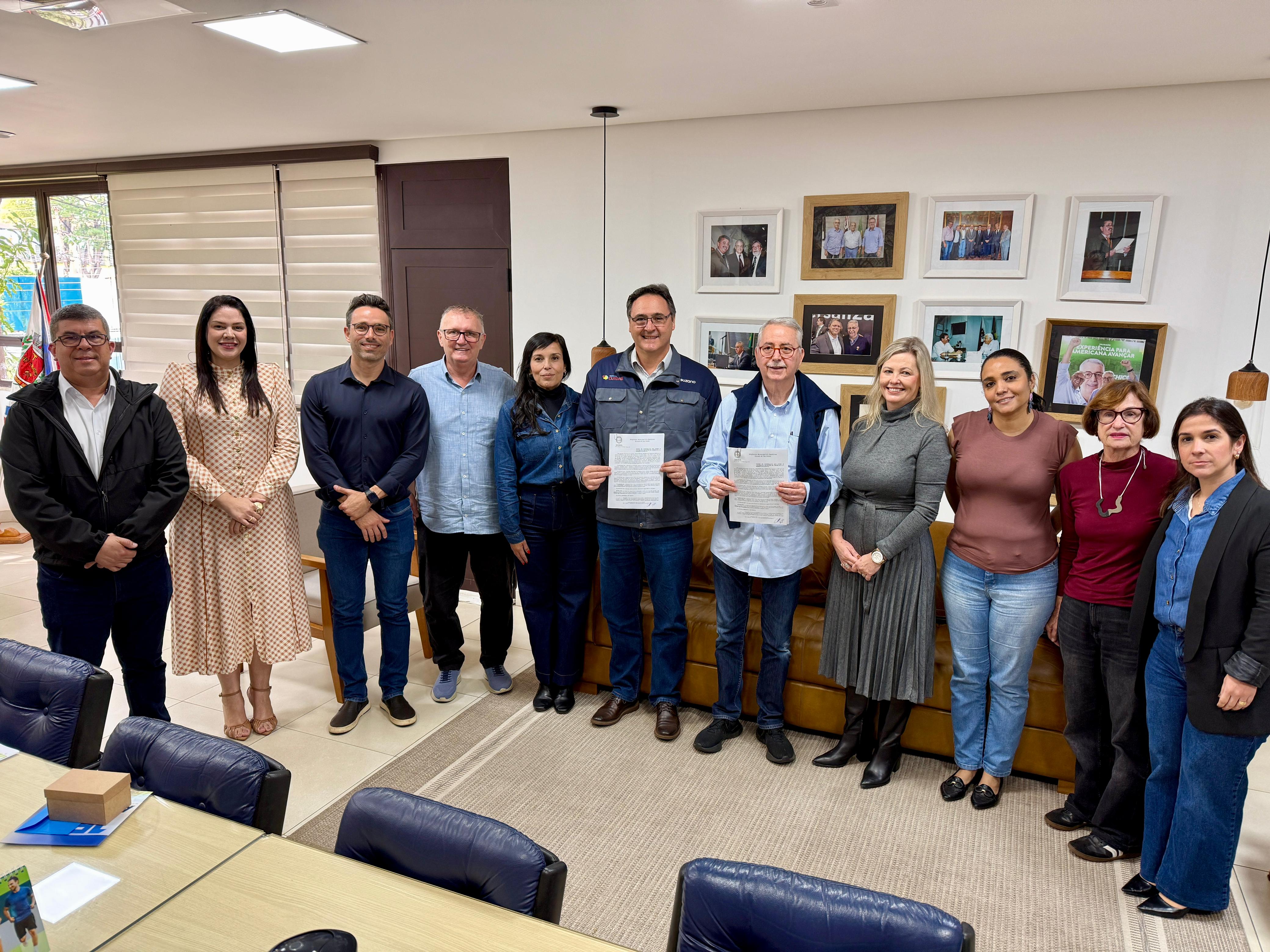 Suzano e Prefeitura de Americana firmam parceria para impulsionar o desenvolvimento social e econômico do município