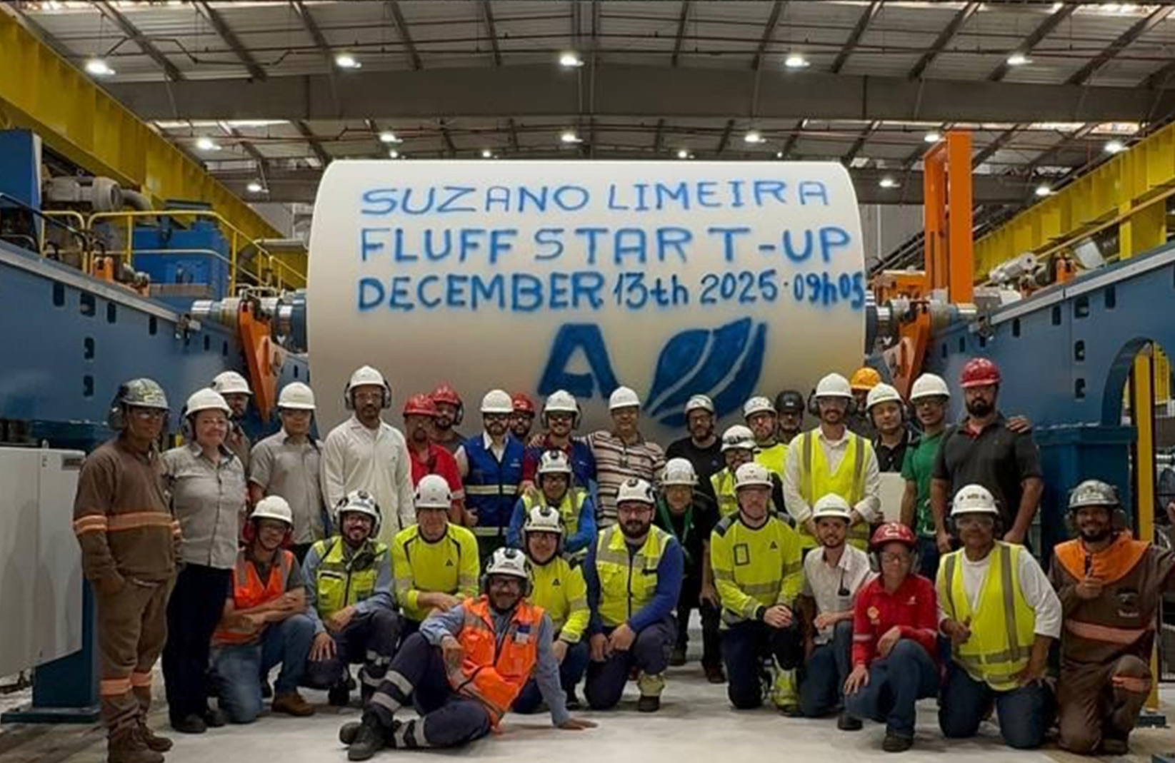 Suzano inicia operação de nova linha de produção que quadriplica capacidade de celulose fluff da empresa