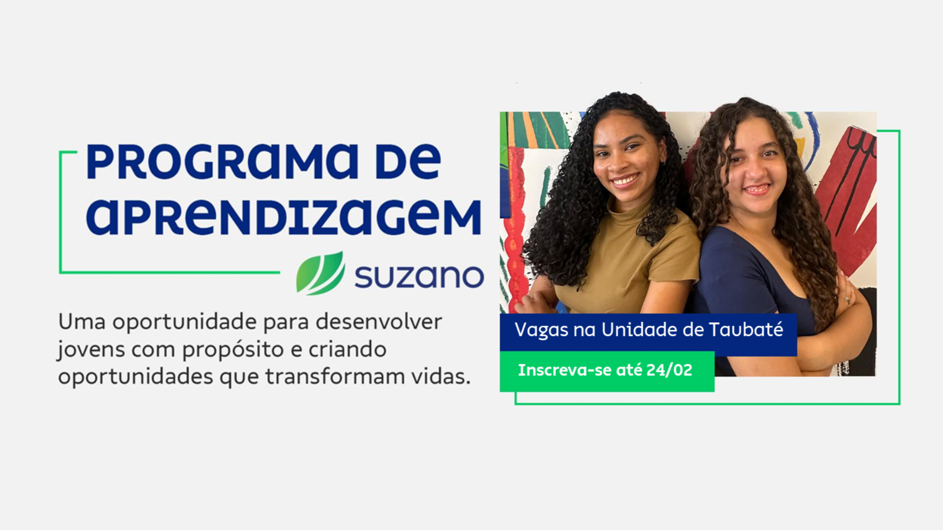 Suzano está com 18 vagas abertas para Jovem Aprendiz em Taubaté