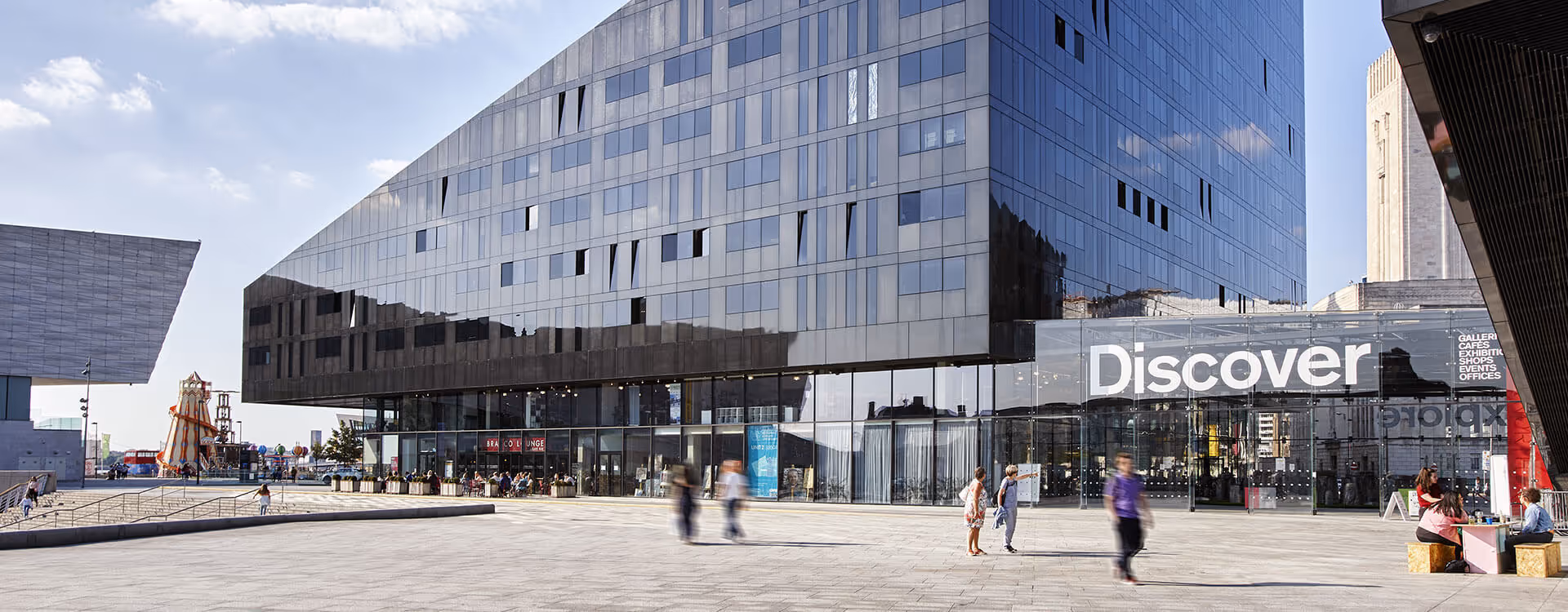 Exterior of Mann Island building in Liverpool