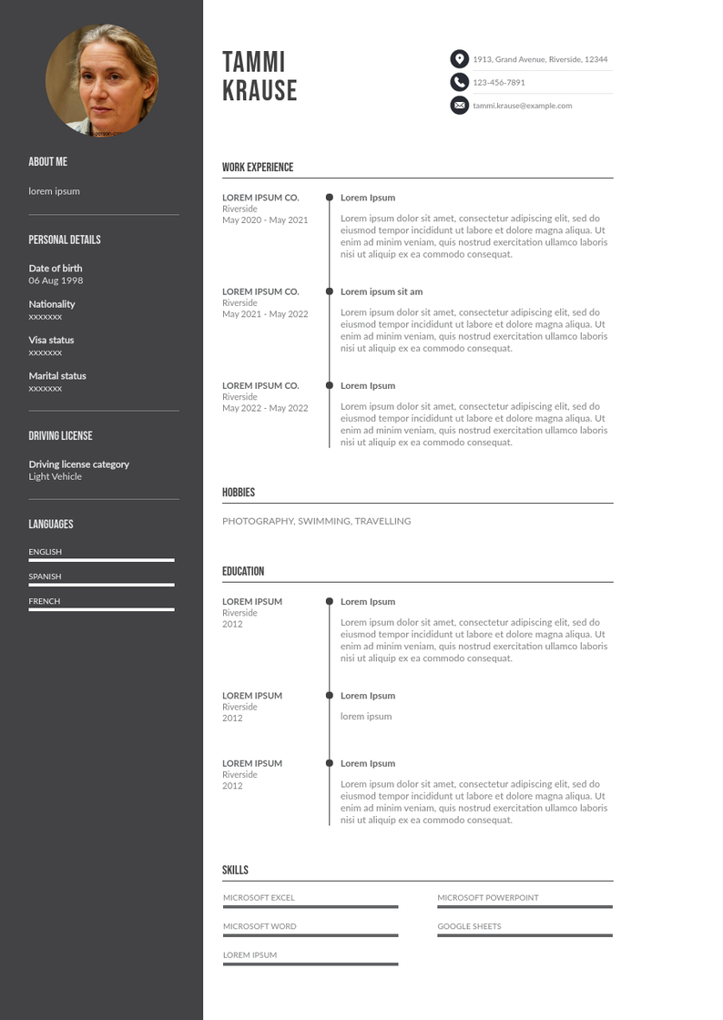 HRIS analyst resume donwloadable