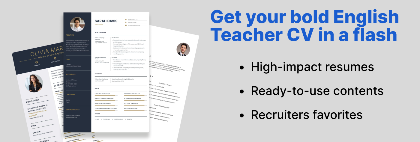 Best English Teacher Resume