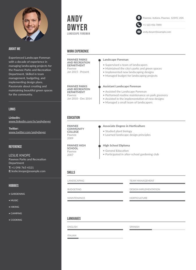 Concrete foreman resume