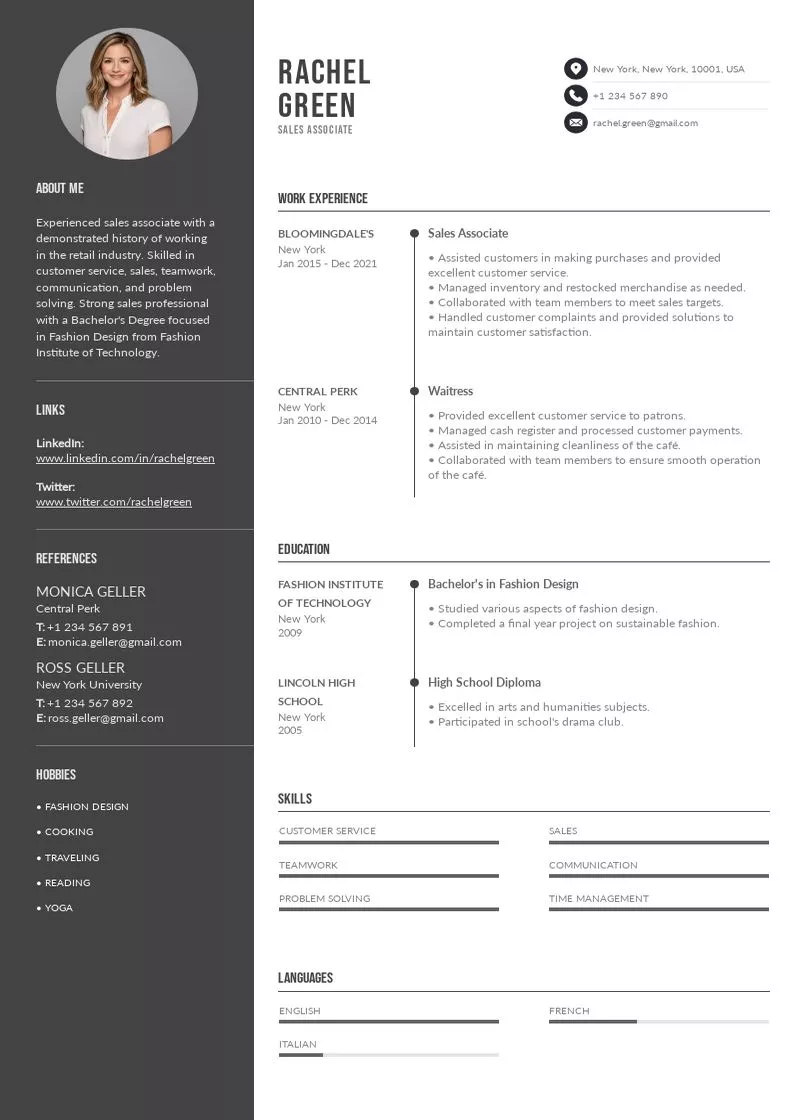 SAAS B2B Sales Resume