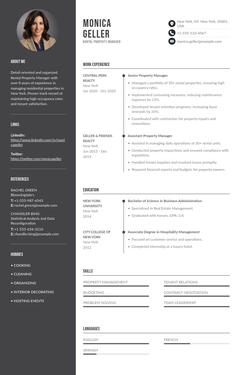 5 Rental Property Manager Resume Examples and Templates for 2026