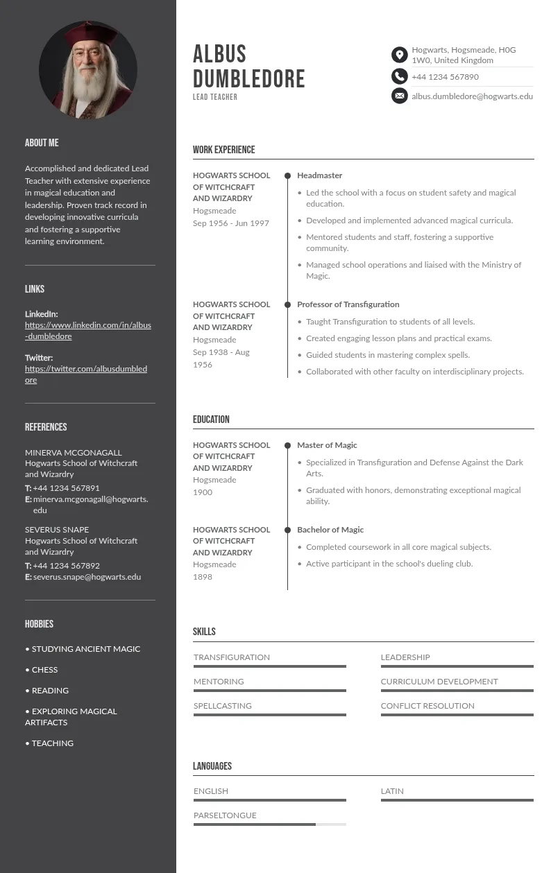 Top 4 Lead Teacher Resume Examples & Writing Guide (2026)