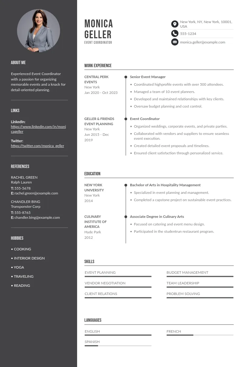 Event industry resume guide for all levels: Entry to Executive