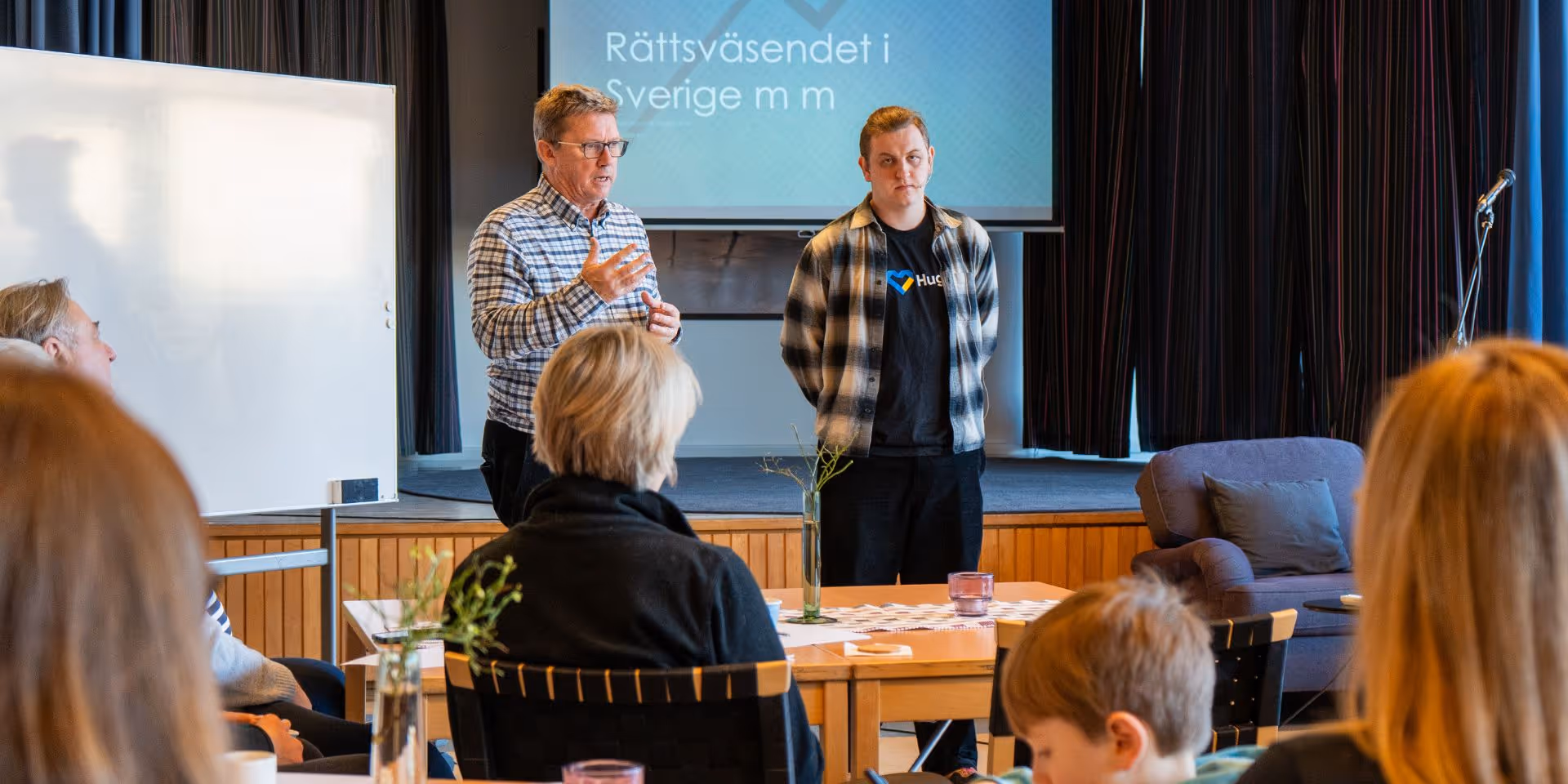 HUG hosted a session with former SÄPO head Klas Friberg, focusing on the safety, rights, and well-being of Ukrainian children in Sweden.