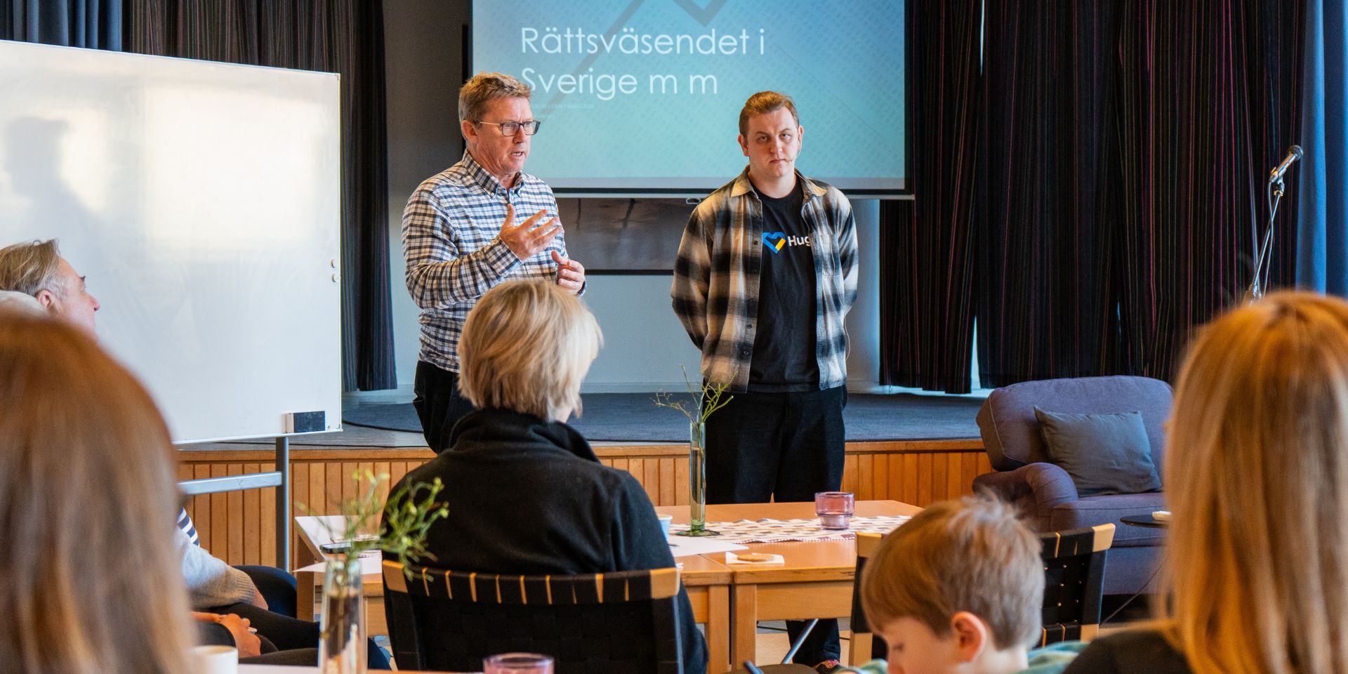 HUG hosted a session with former SÄPO head Klas Friberg, focusing on the safety, rights, and well-being of Ukrainian children in Sweden.