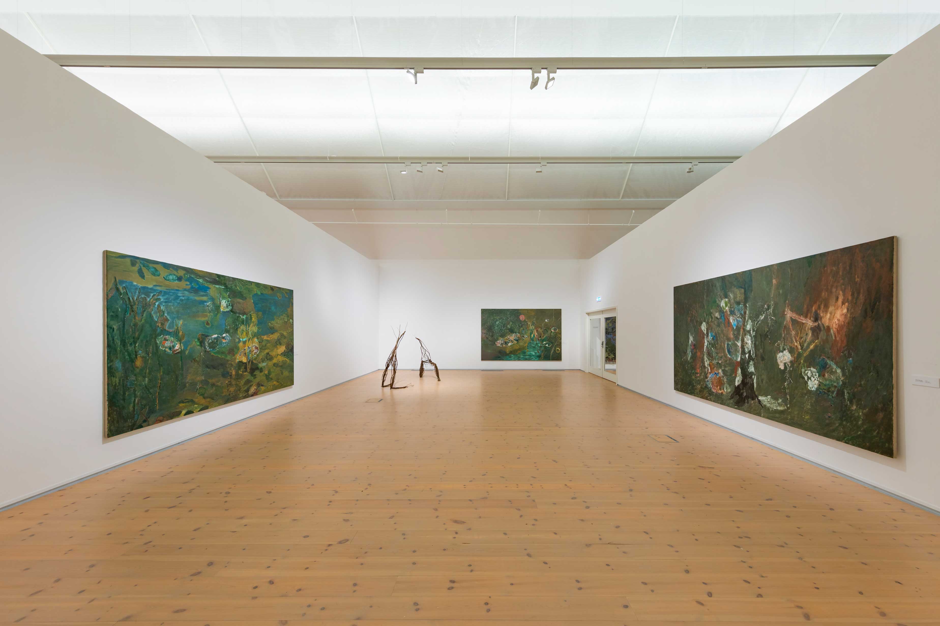 The picture shows Markus Vallien's exhibition.