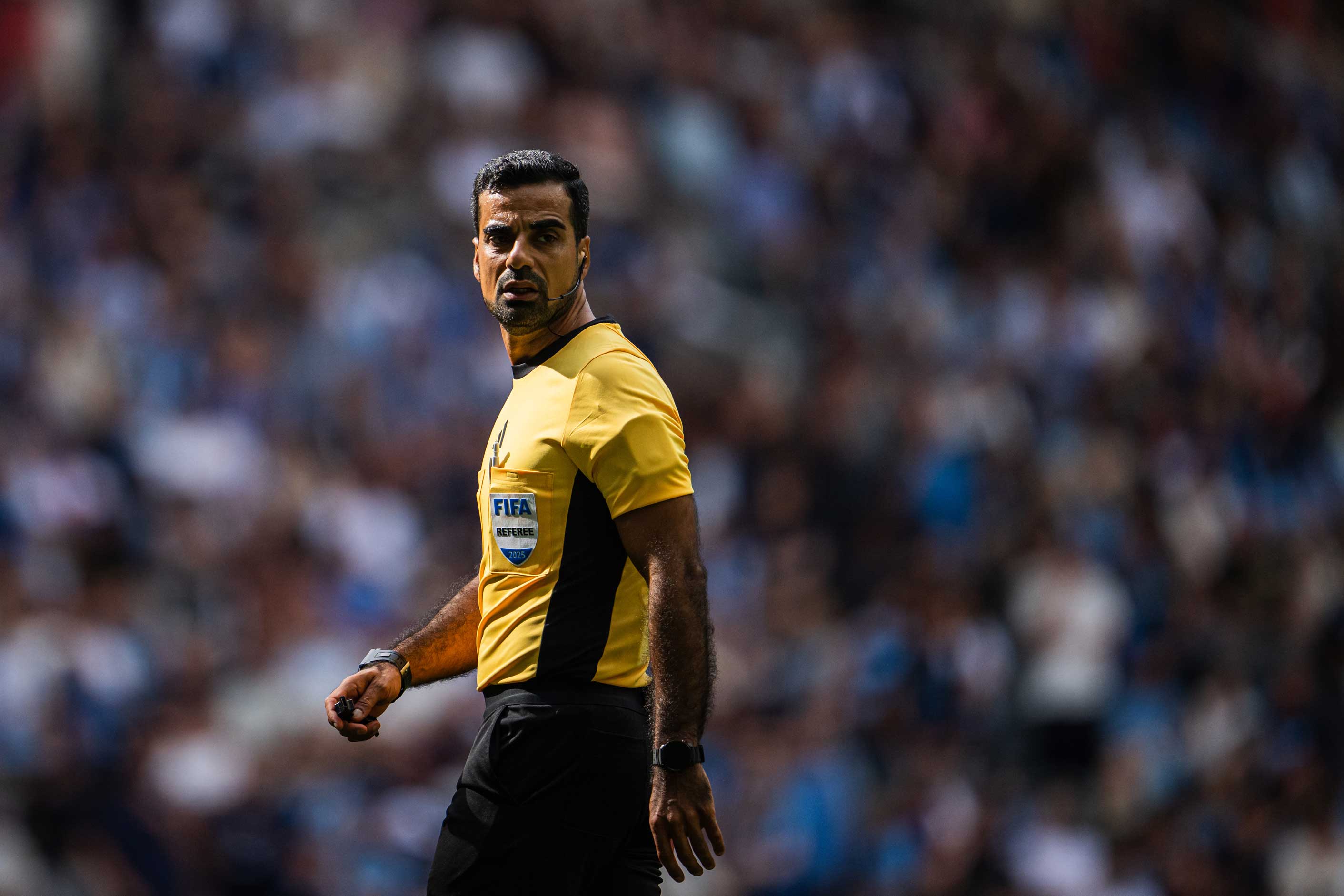 Bilden visar porträtt av Mohammed Al-Hakim