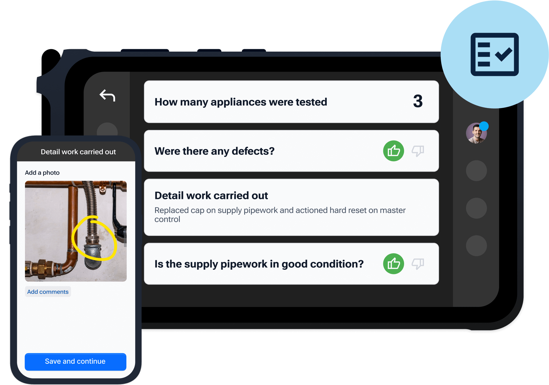 Showing how to manage jobs step-by-step and ensure crucial data is captured