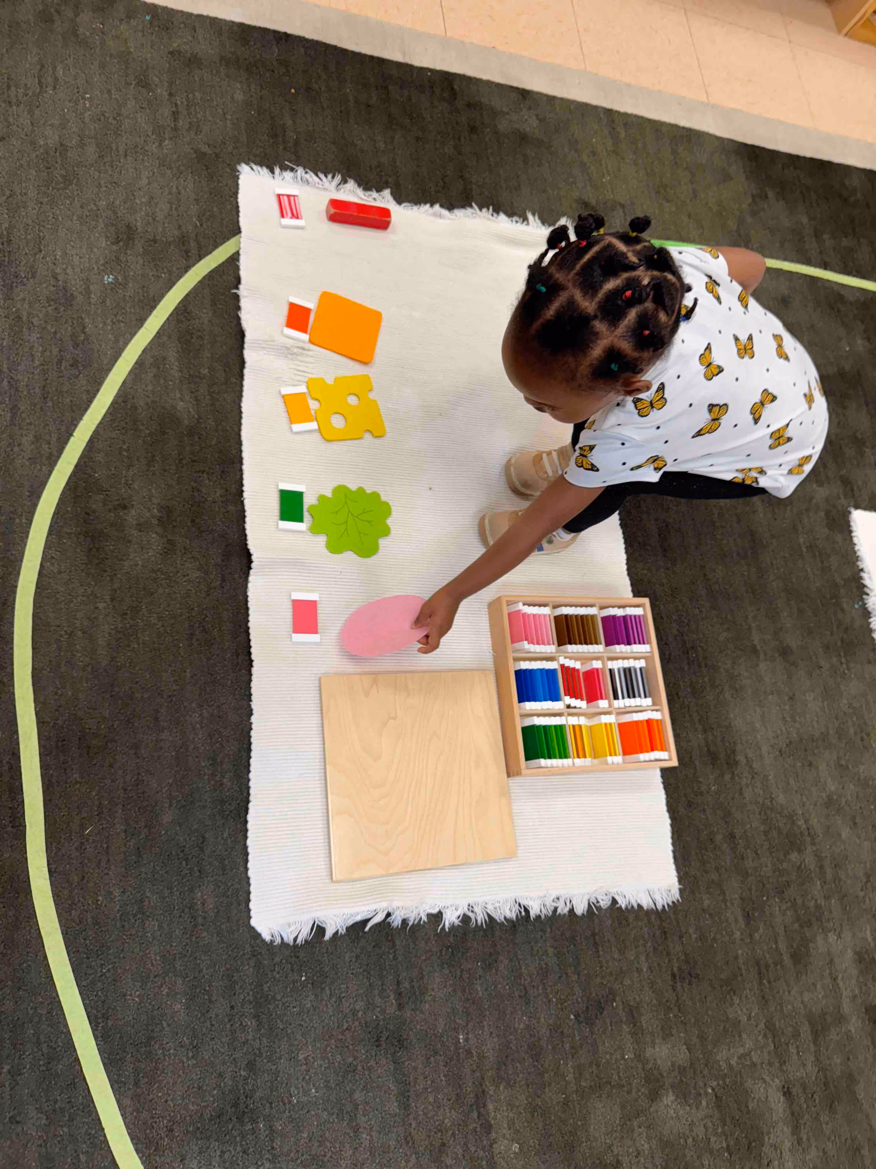 fox-valley-montessori-school-primary-program-student-organizing-colors