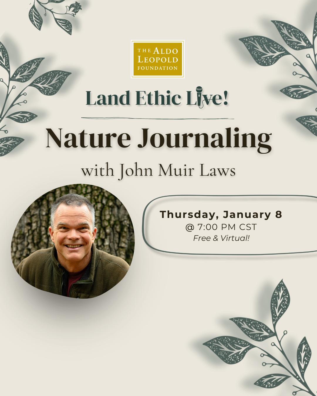 Nature Journaling event with John Muir Laws